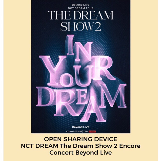 NCT DREAM The dream show 2 tds 2 encore seoul sharing live concert beyond live