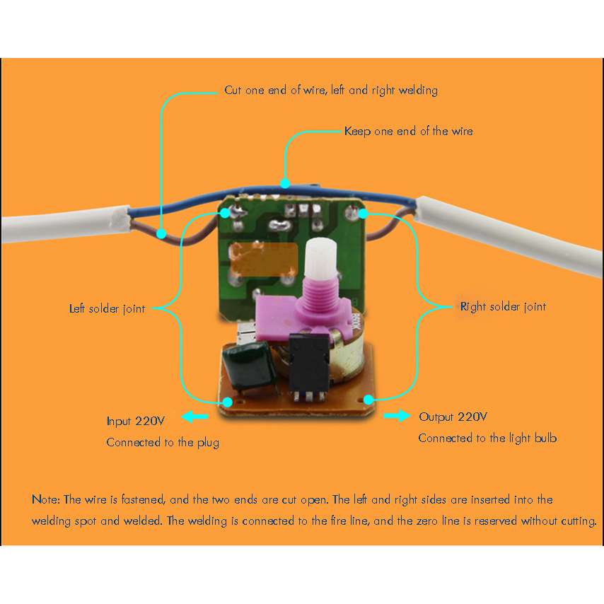 Dimmer Dimer AC 220V Saklar Power ON OFF PWM Controller  Pengatur Regulator lampu kipas motor Heater