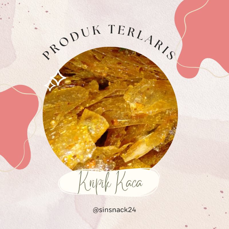 

[TERMURAH] Kripca Pedas Daun Jeruk/kripik kaca/kripca pedas/kripca renyah/snack/kekinian