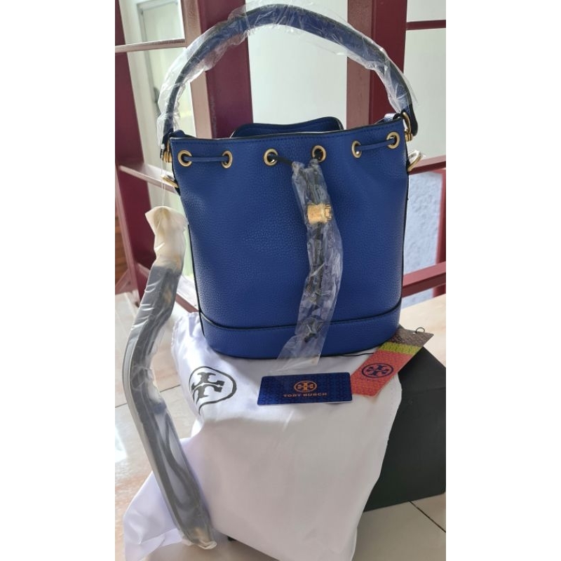 Tory Burch TB Fleming Soft Bucket Serut bag MIRROR NEW