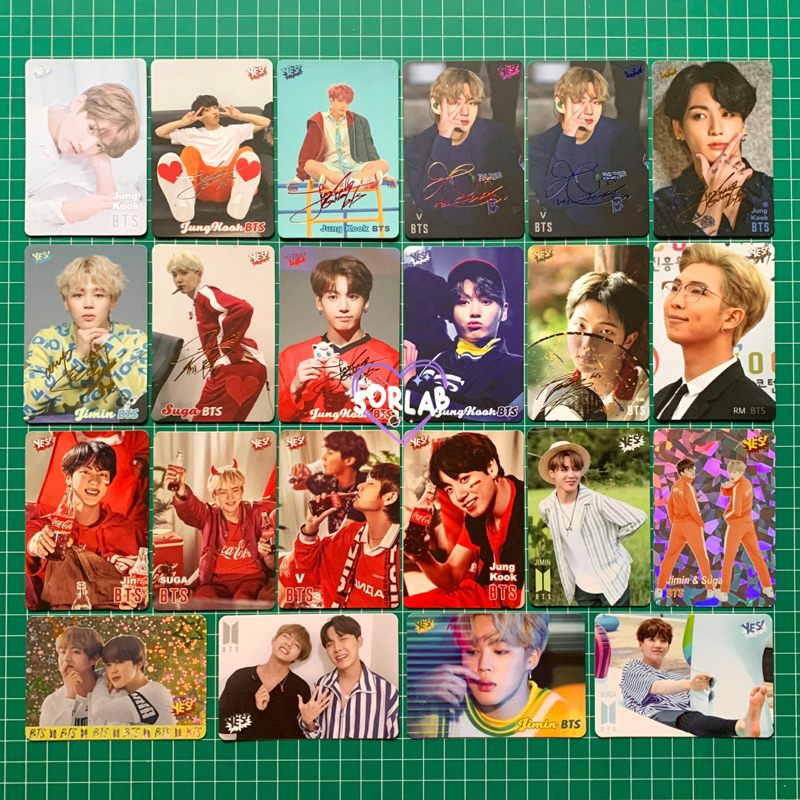 [OFFICIAL] PHOTOCARD BTS KIM NAMJOON / RM SEOKJIN / JIN YOONGI / SUGA JHOPE JIMIN V / TAEHYUNG JUNGK