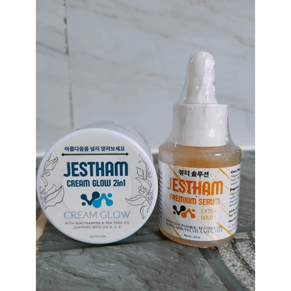 Ready Jestham Serum Premium Gold Original Bpom Korea Jestham Glow Cerah Dalam Tiga Hari