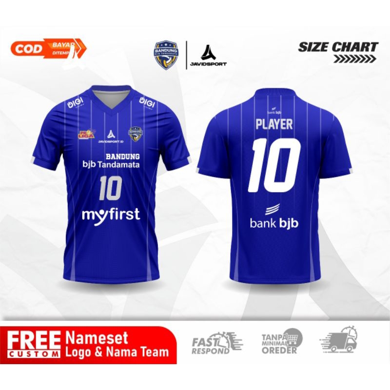 JERSEY VOLI PROLIGA BANDUNG BJB TANDAMATA