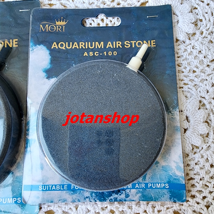 MORI Airstone ASC120 ASC 120 Batu Aerator Oksigen Aquarium air stone bulat pipih