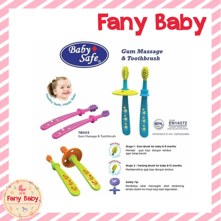 BABY SAFE GUM MASSAGE TOOTHBRUSH / TB003