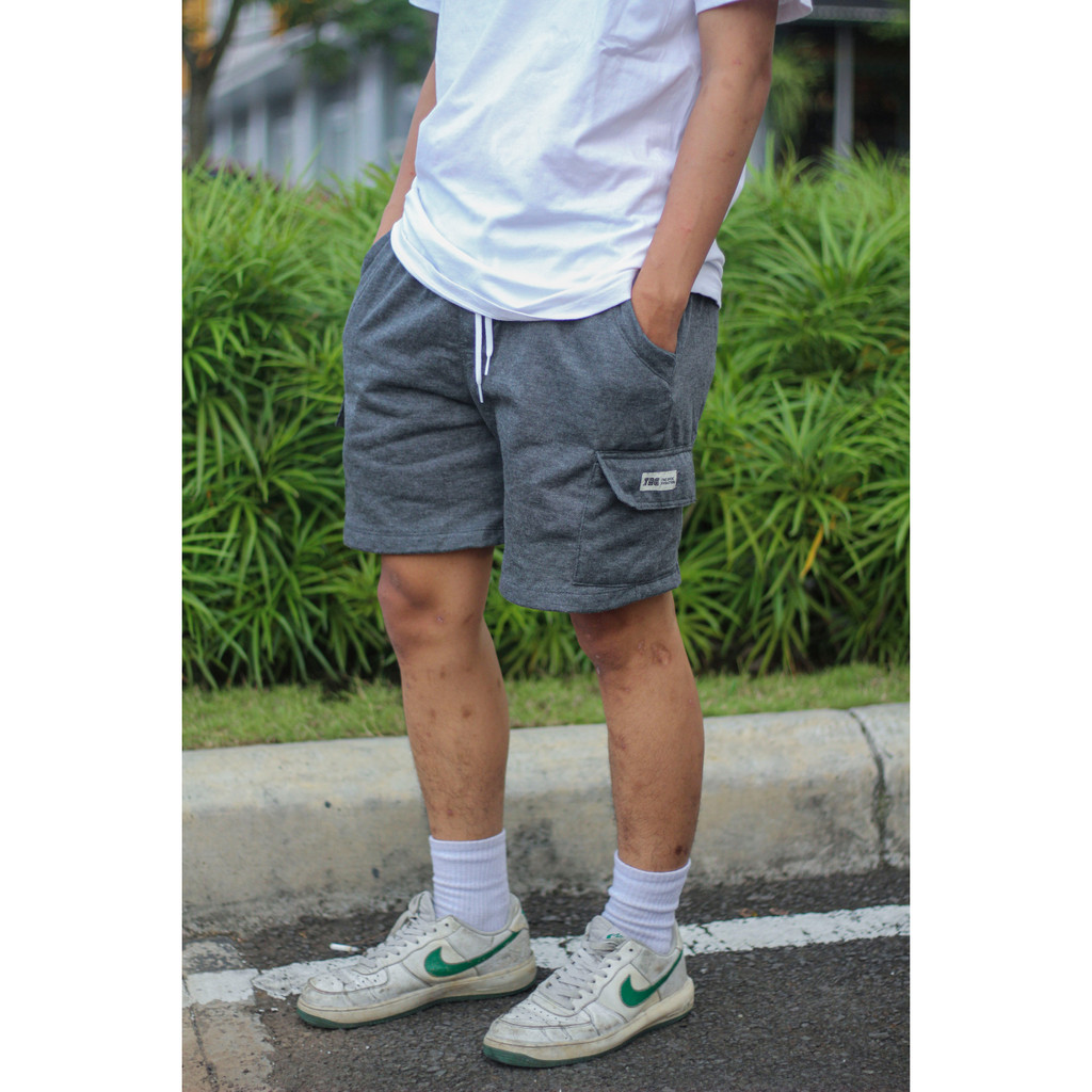 TDE/SHORT CARGO/CELANA PENDEK/UNISEX/PRIA/WANITA/CARGO/ABU TWUTON