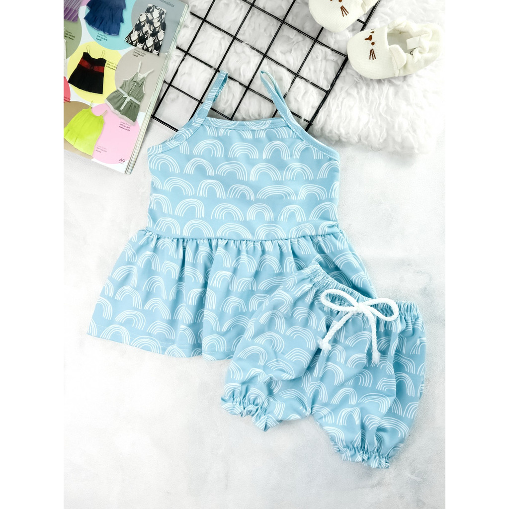 SETELAN SINGLET ANAK PEREMPUAN MORA PREMIUM