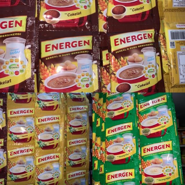 

Energen renceng coklat vanila kacang ijo - PASAR REBO PURWAKARTA