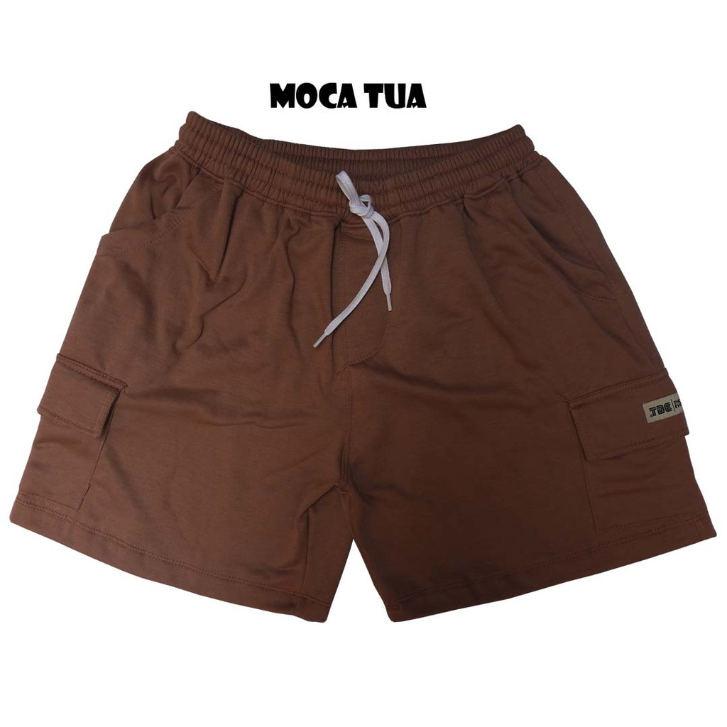 TDE/SHORT CARGO/CELANA PENDEK/UNISEX/PRIA/WANITA/CARGO/MOCA TUA