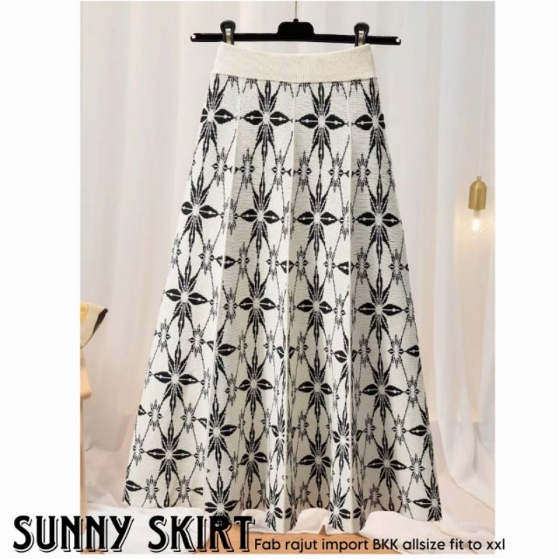 SUNNY SKIRT ROK WANITA RAJUT IMPORT BANGKOK BKK