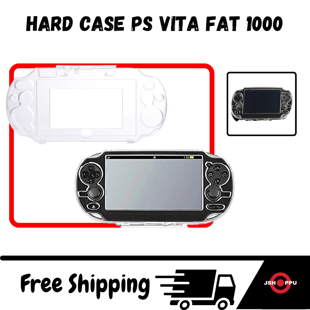 Case PS Vita 1000 Crystal Case Transparan Protector PS Vita 1000 Fat OLED Old