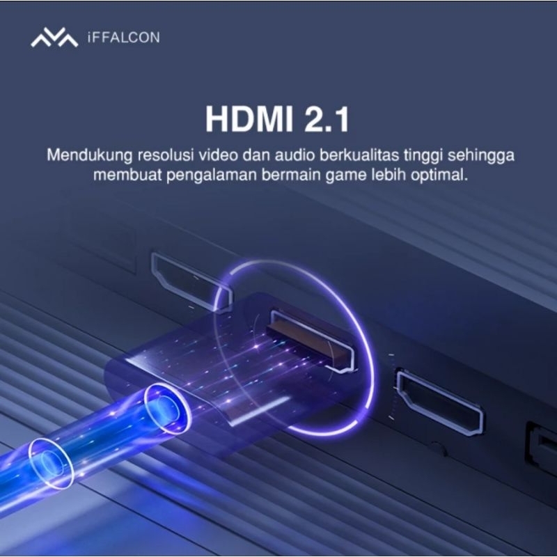 iFFALCON 55U62 Smart TV 55 Inch Google TV 4K Garansi Resmi