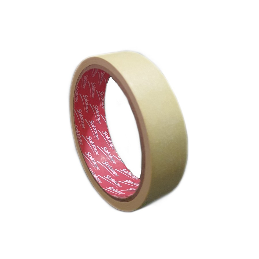 

masking tape 1 inch / lakban kertas 24 mm /solatip kertas / solasi