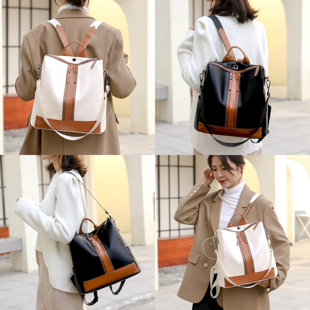 Tas Ransel Wanita Import 01382880 Multifungsi Backpack Tas Samping Sekolah Kerja