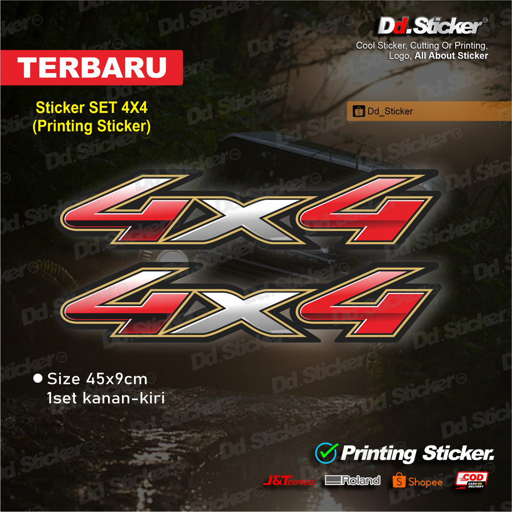 Sticker 4x4 Hilux Offroad