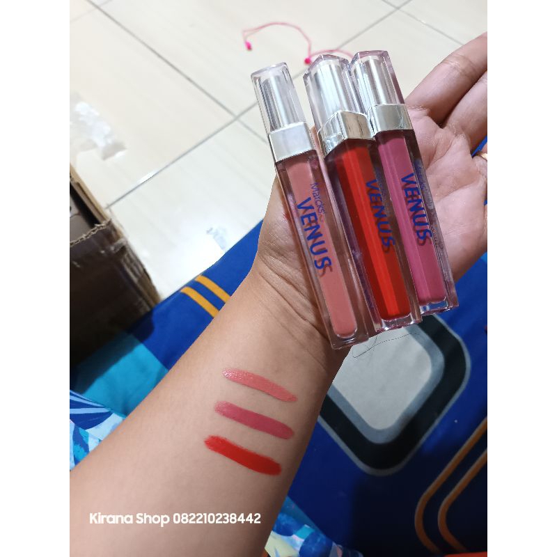 Lipstick venus harga lusinan (12pc)