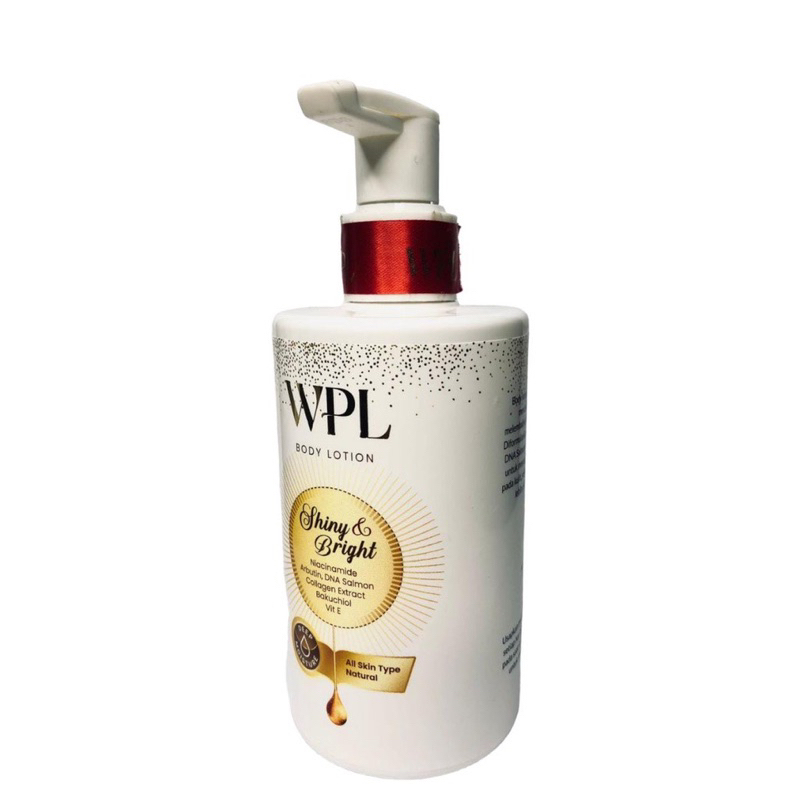 WPL New Body Lotion Shiny &amp; Bright With Niacinamide, DNA Salmon, Collagen Extract &amp;Vit E By Winny Putri lubis