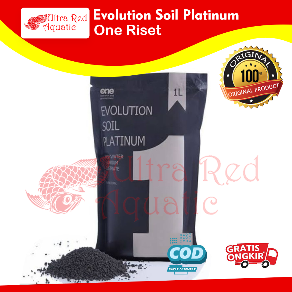 Evolution Soil Platinum 1Kg Media Tanaman Aquascape Aquarium