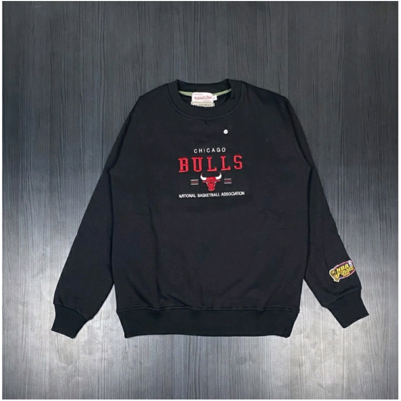 Crewneck Sweater Chicago Bulls Premium Bordir