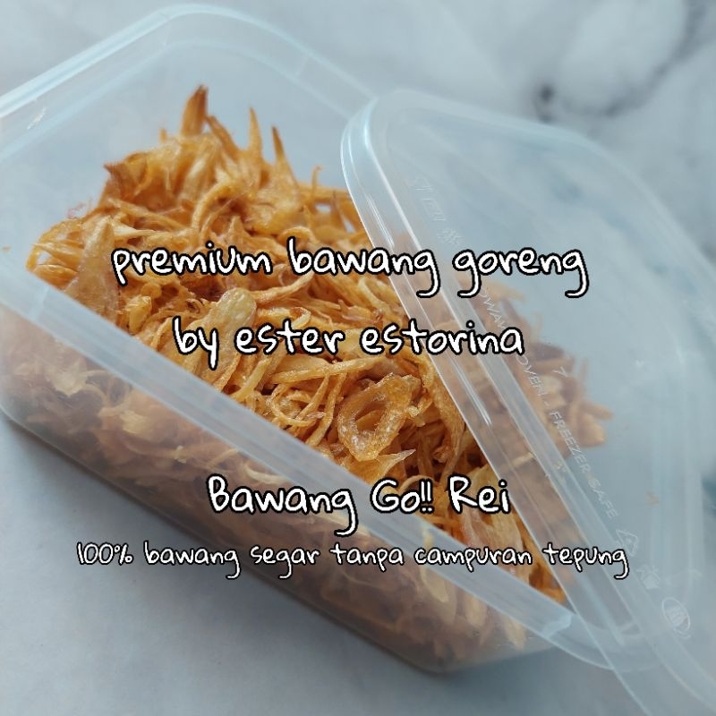 

bawang goreng premium tanpa tepung / TANPA CAMPURAN TEPUNG / bawang goreng sumenep premium / bawang goreng murni original renyah / bawang merah goreng ester estorina / bawang goreng gorrei