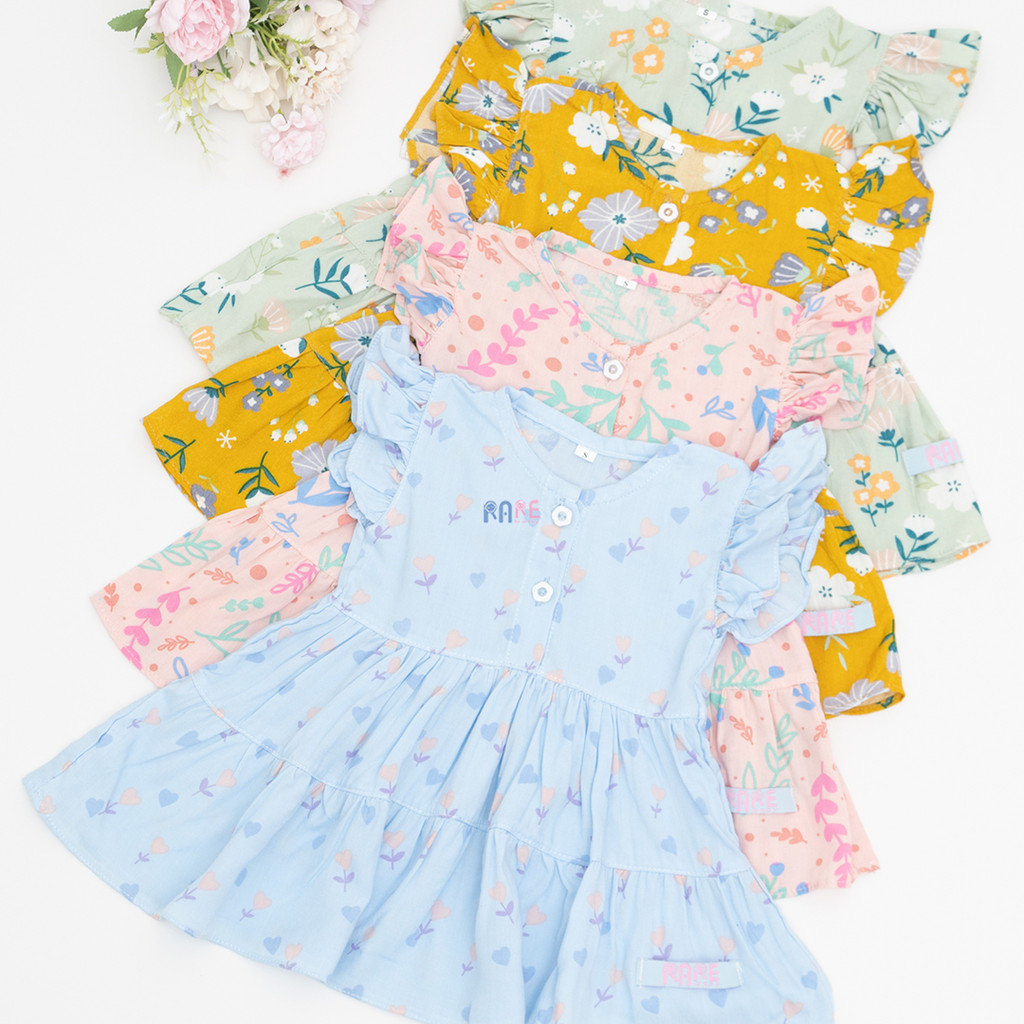 RARE Dress Bayi Perempuan Lalisa 3-48 Bulan