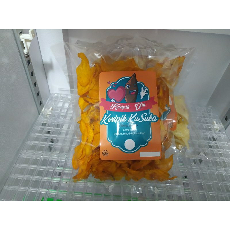 

KERIPIK UBI KUNING MANIS 500GRAM \ kripik TELO KUNING CEMILAN