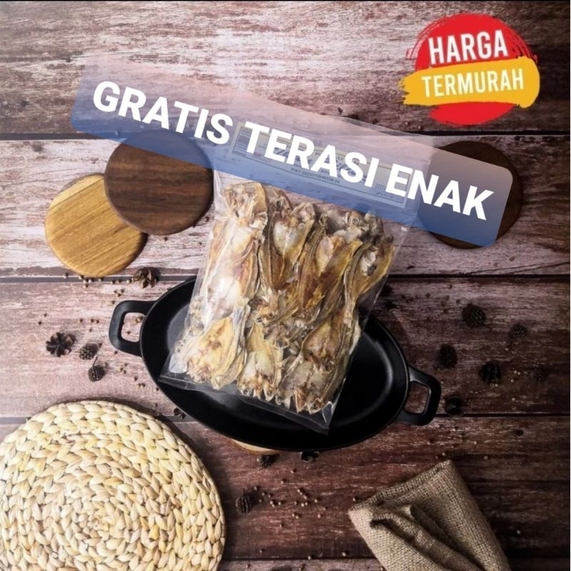 

IKAN ASIN BILIS KHAS CIREBON ASLI ORIGINAL PREMIUM TERLARIS 100GRAM GRATIS terasi ENAK