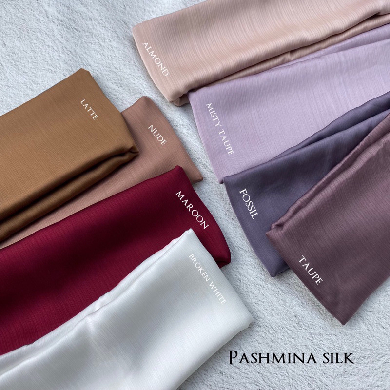 PASHMINA SILK CARDENZA PREMIUM // PASHMINA SATIN KEKINIAN