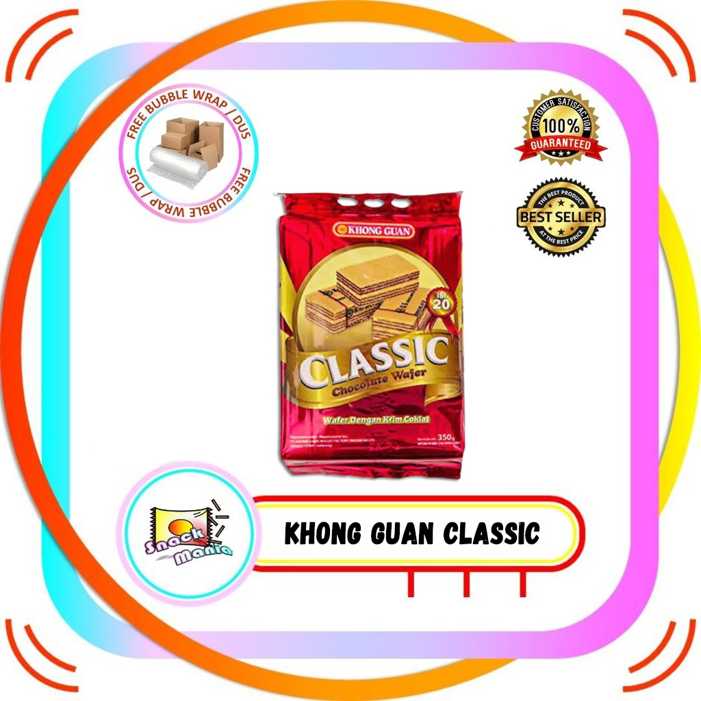 

Khong Guan Classic Chocolate Wafer Cream 350 gram