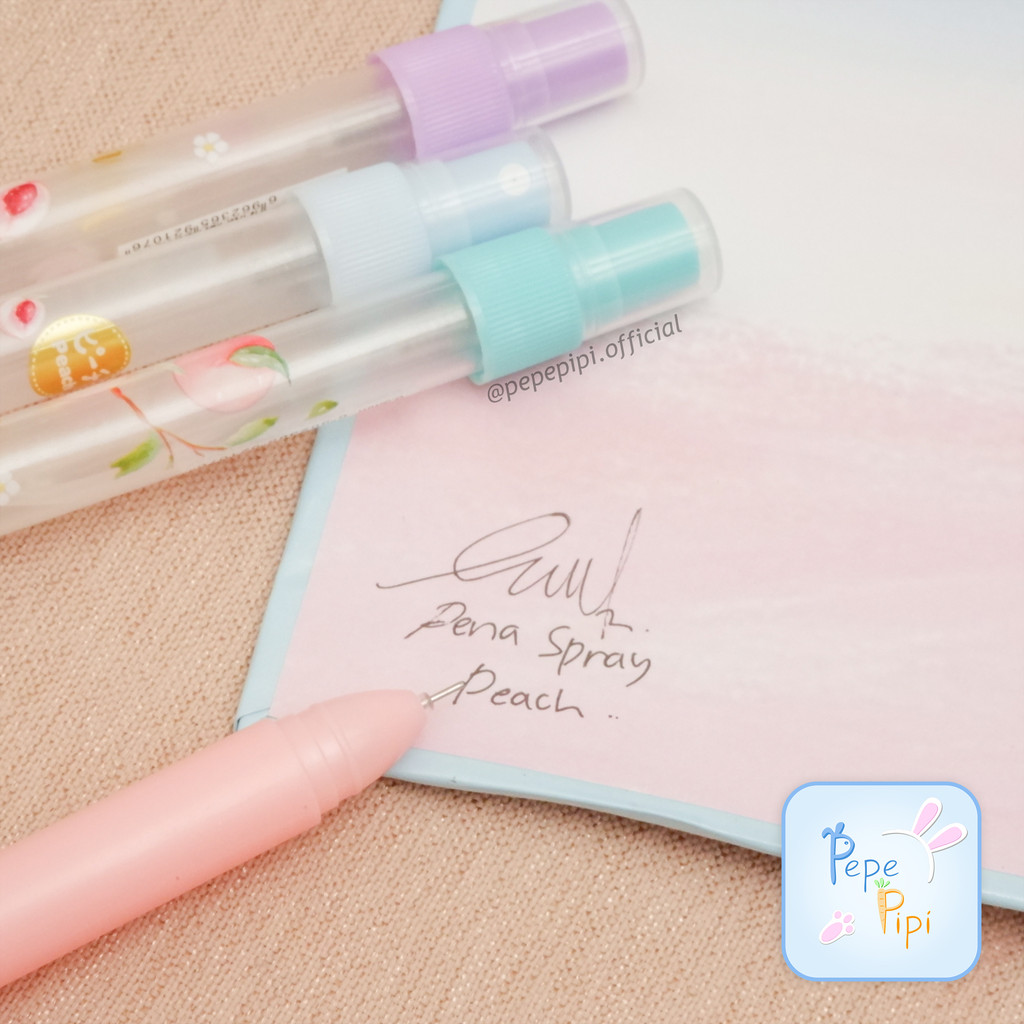 Pena Gel Spray Full Body N0.909 Peach Pulpen Bolpoint Pen Pulpen Tinta Pen Bolpen
