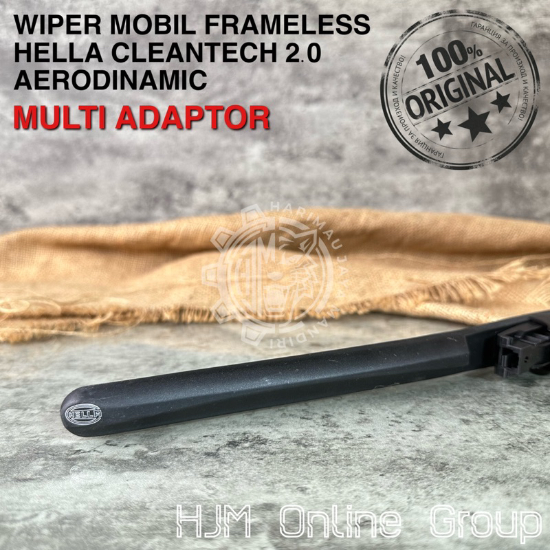 WIPER FRAMELESS HELLA CLEANTECH MULTI KLIP 14 16 17 18 20 21 22 24 26 28 30