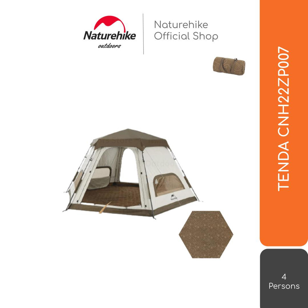 TENDA HAXAGONAL AUTOMATIC / OTOMATIS CAMPING NATUREHIKE CNH22ZP007