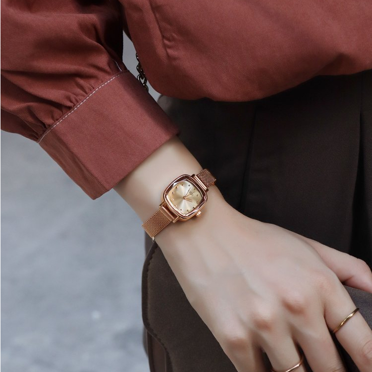 Jam tangan wanita GEDI TAPESTRY MINI jam tali kulit asli termurah bagus trend 2023