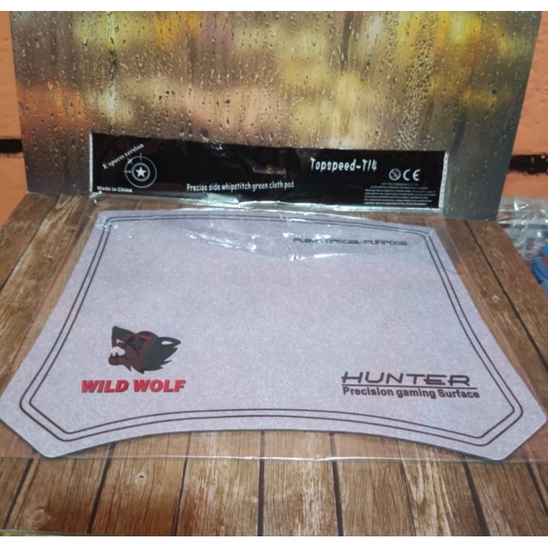 mousepad gaming hunter wild wolf