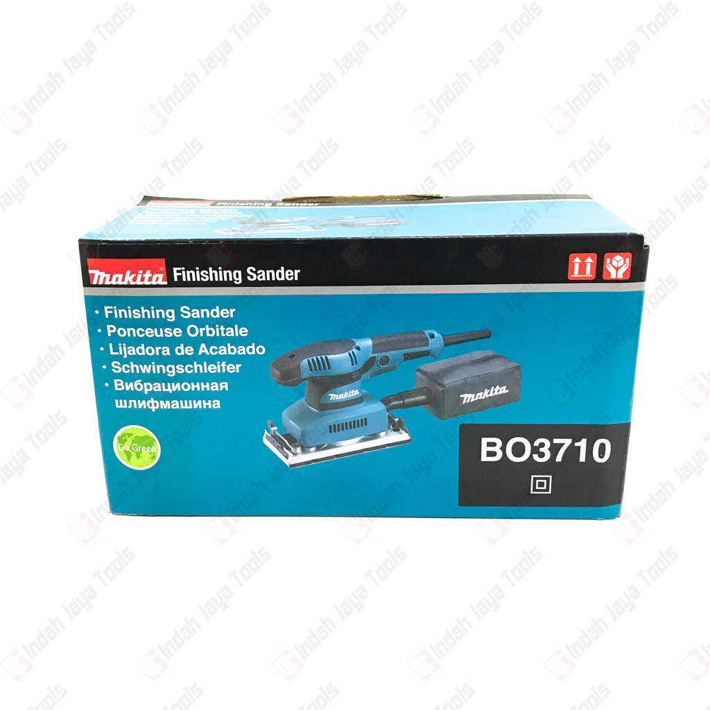 MAKITA BO3710 Mesin Amplas Panjang Orbital Sander Kotak Sheet BO 3710