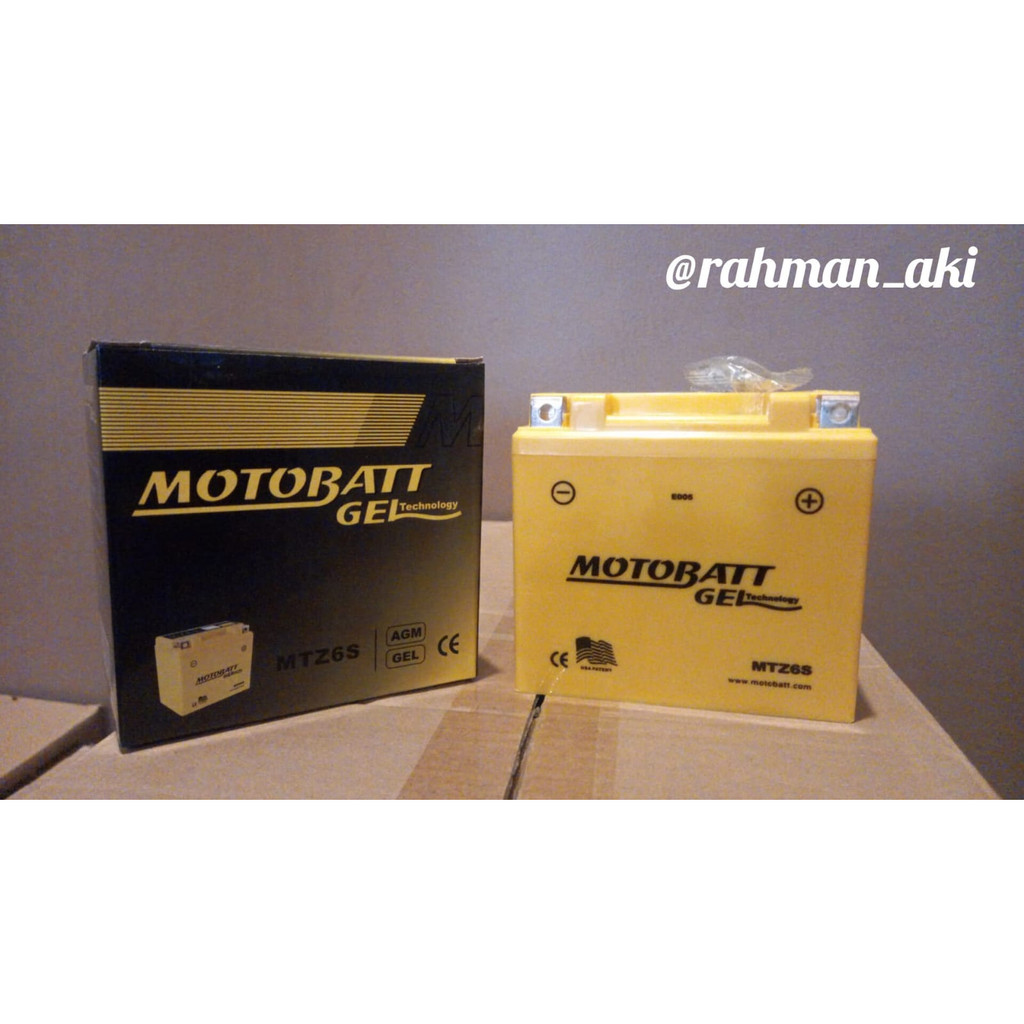 Aki kering motobatt suzuki raider mtz6 motobatt