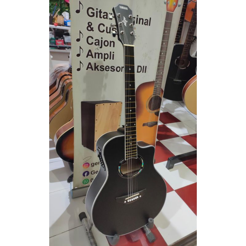 Gitar Yamaha ApX 500ii Akustik Elektrik Tanam Besi Jumbo