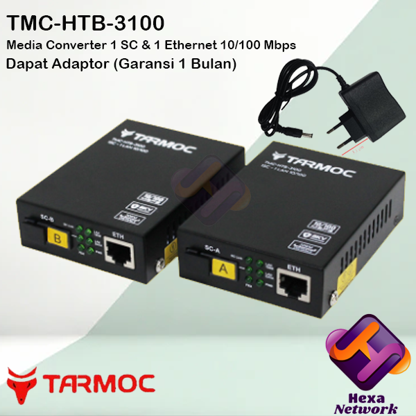 Tarmoc TMC-HTB-3100 Media Converter HTB 3100 10/100 1FO 1Lan