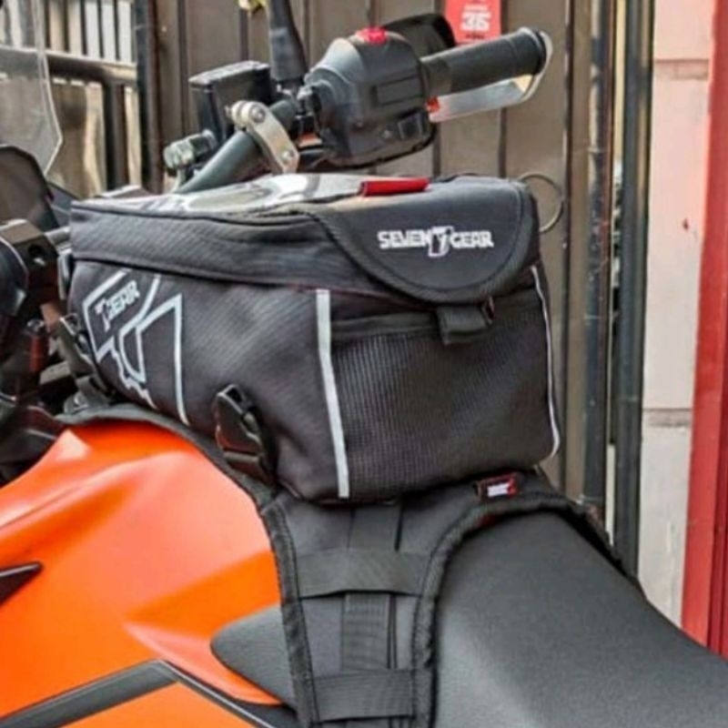 Tas urban cross tankbag 7gear tas tankbag bikers  touring adventure kombo nusantara ride tas tangki 