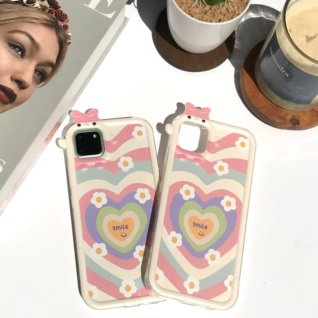 Love Smile case oppo a15 a16 a16k a55 a17 a1k a31 a33 2020 a3s a53 a57 2022 a74 4g a9 a5 2020 192 a52 f11 f9 a5s a7 a55 5g reno 4f 5 5g 5f c1 c2