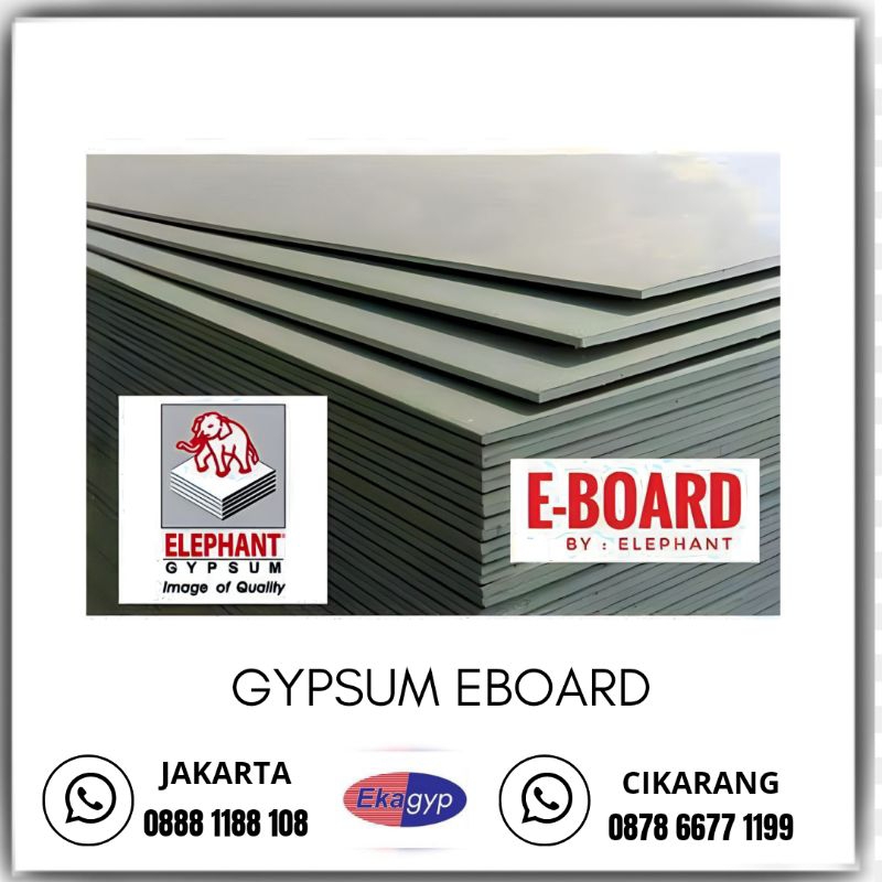 Gypsum Eboard 9mm Harga Distributor