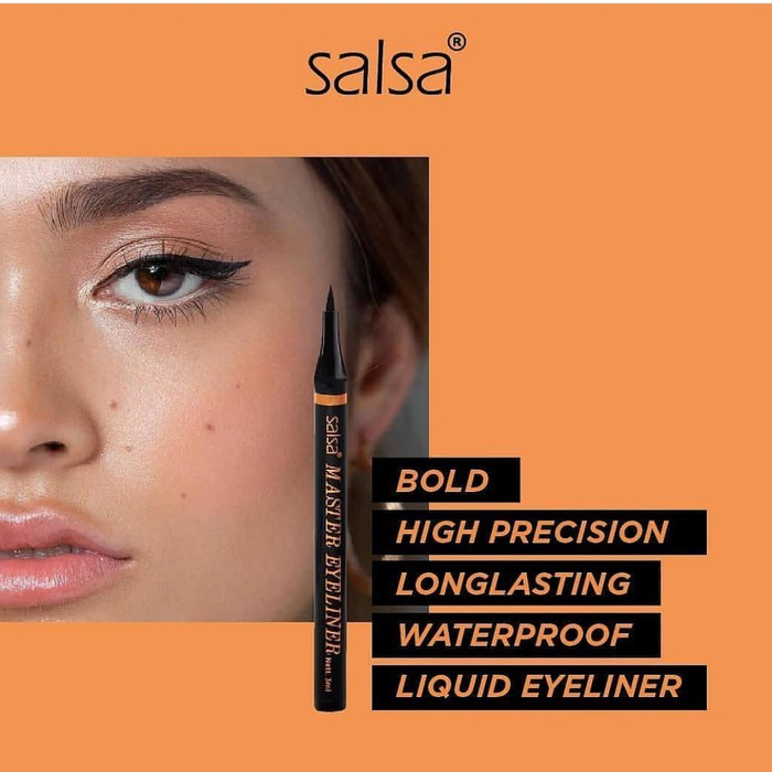 MFI - Salsa Bold Eyeliner | Super Black &amp; Waterproof Pen Eyeliner