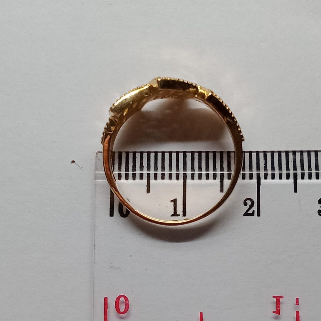 Cincin Emas 17K - 3.65 Gr Kadar 750 - CMS300000002