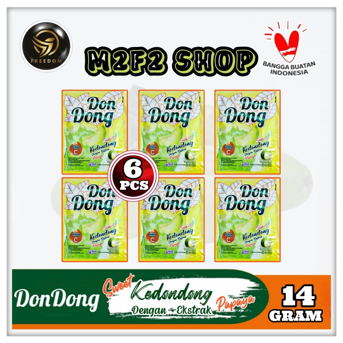 

Dondong Minuman Serbuk Sweet Kedondong Ekstrak Sachet - 14 gr (Kemasan 6 Pcs)