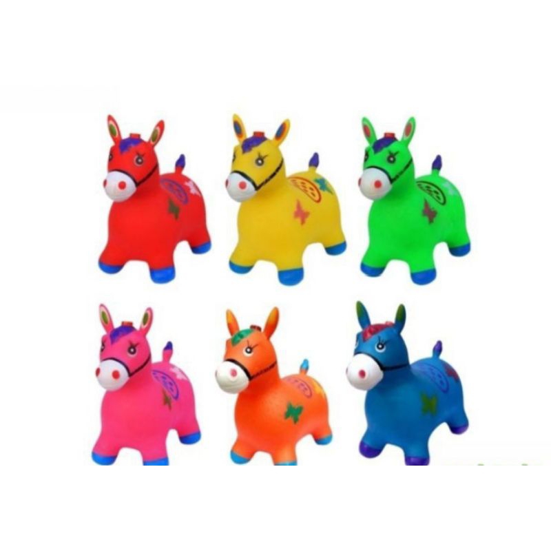 Kuda kuda/sapi sapi karet/ada musik