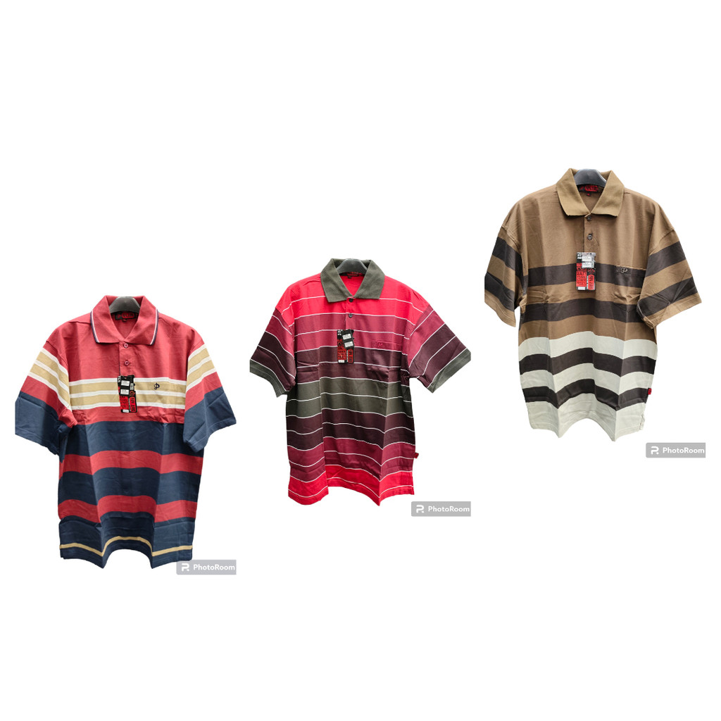 Kaos kerah Polo Dewasa Papa Jeans 1XL