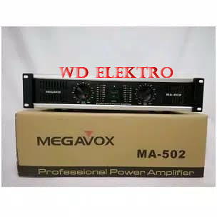 POWER AMPLI MEGAVOX MA502 POWER MEGAVOX MA 502 POWER AMPLI MEGAVOX MA502