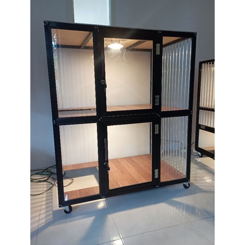 kandang kucing 2 kamar