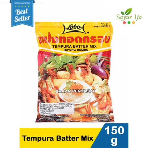 

Tepung Tempura LOBO 150 Gram / Pack Batter Mix Bumbu Bahan Masakan Instant Premium