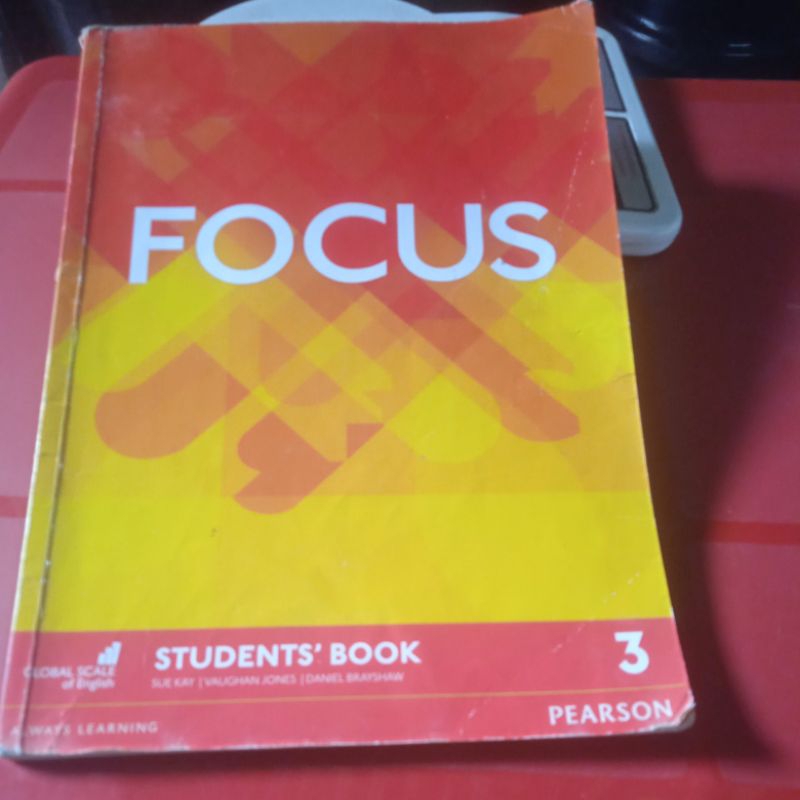 Buku Focus student book 3 dan workbook Pearson